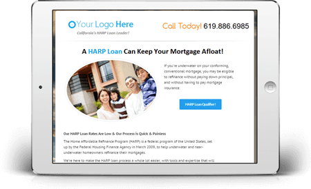 HARP Loan Mortgage Lead Generation Funnels