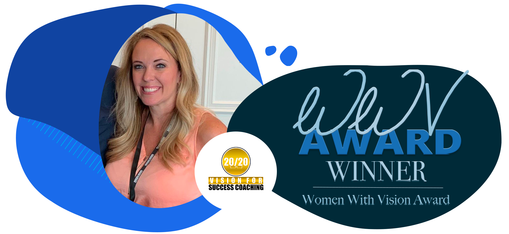 Michelle Dugan - winner of three consecutive Women With Vision Awards from 2020 Vision