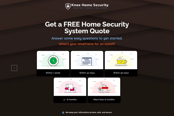 Home Security System Quote
