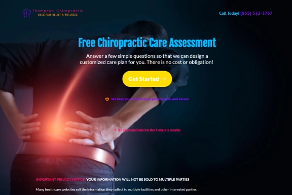 Chiropractic Care Assessment